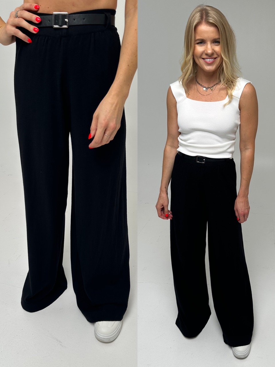 Juodos kelnės D#5852