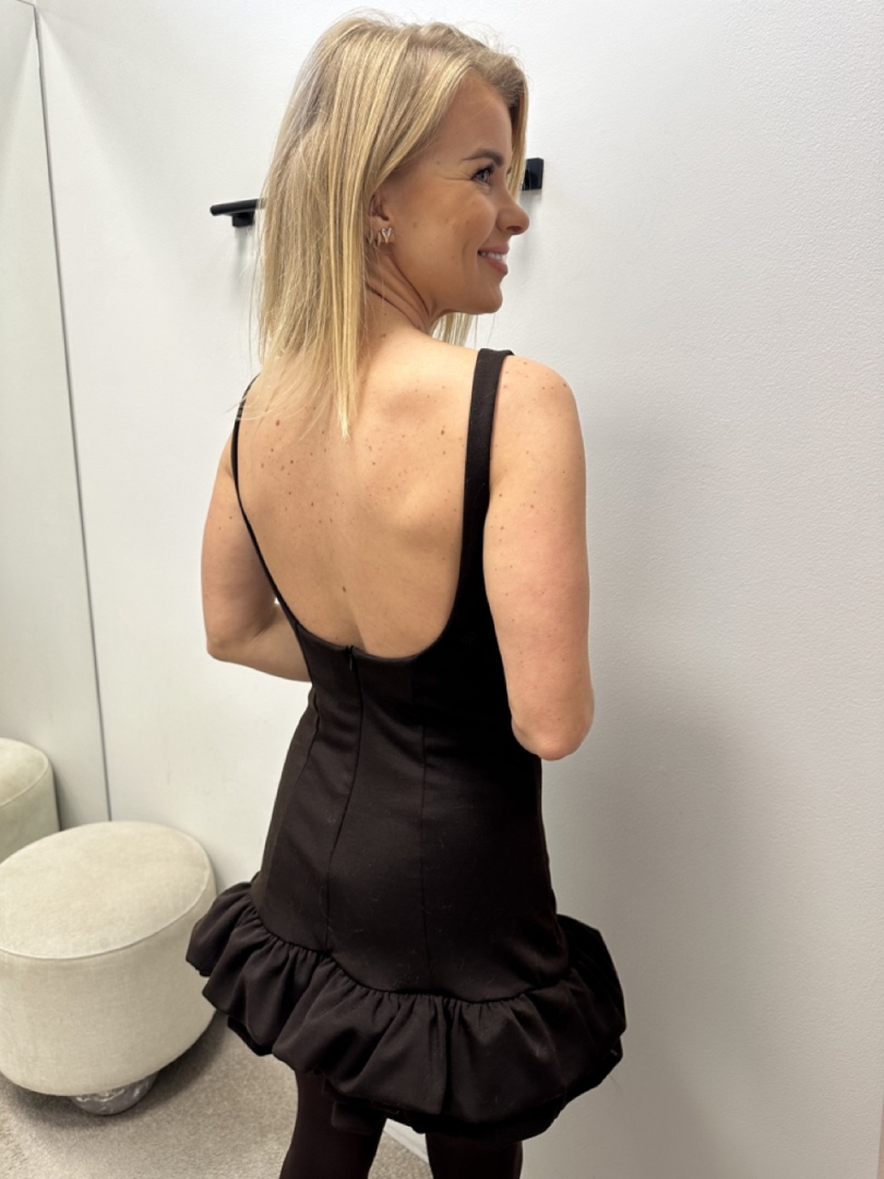 Ruda suknelė D#6054