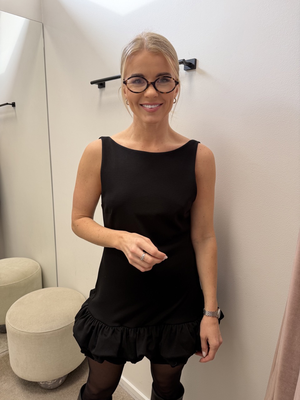 Juoda suknelė D#6055