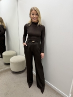 Kelnės rudos D#6102