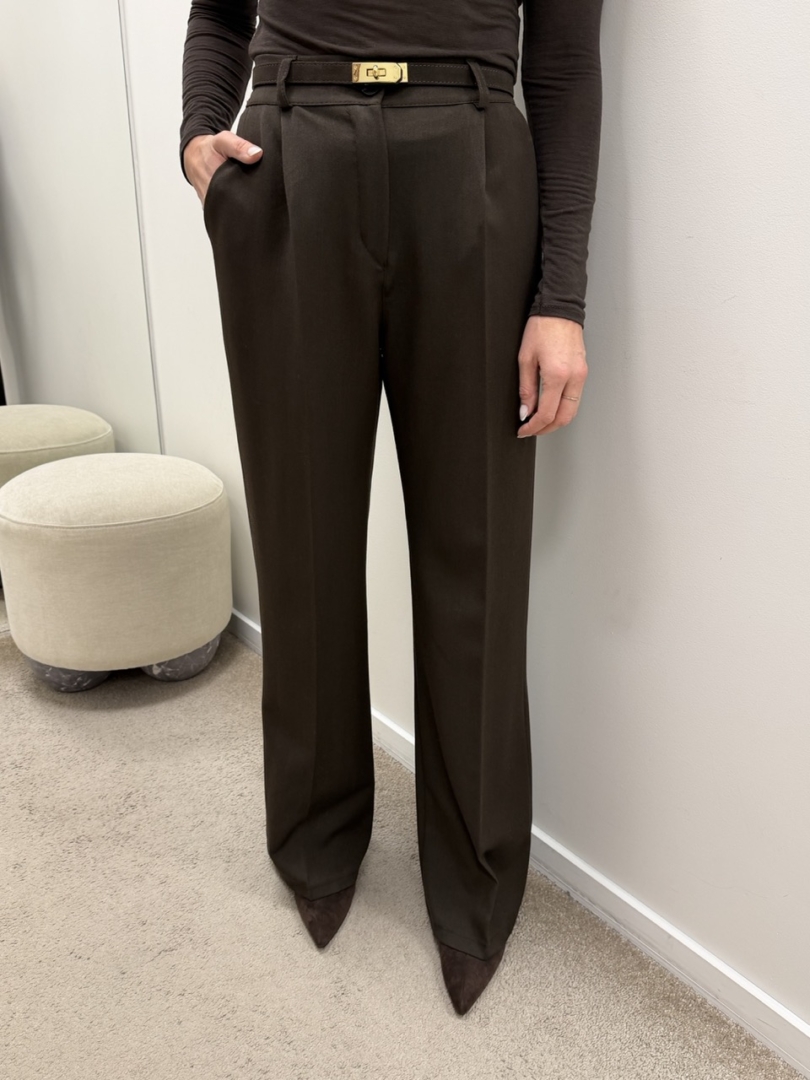 Kelnės rudos D#6102