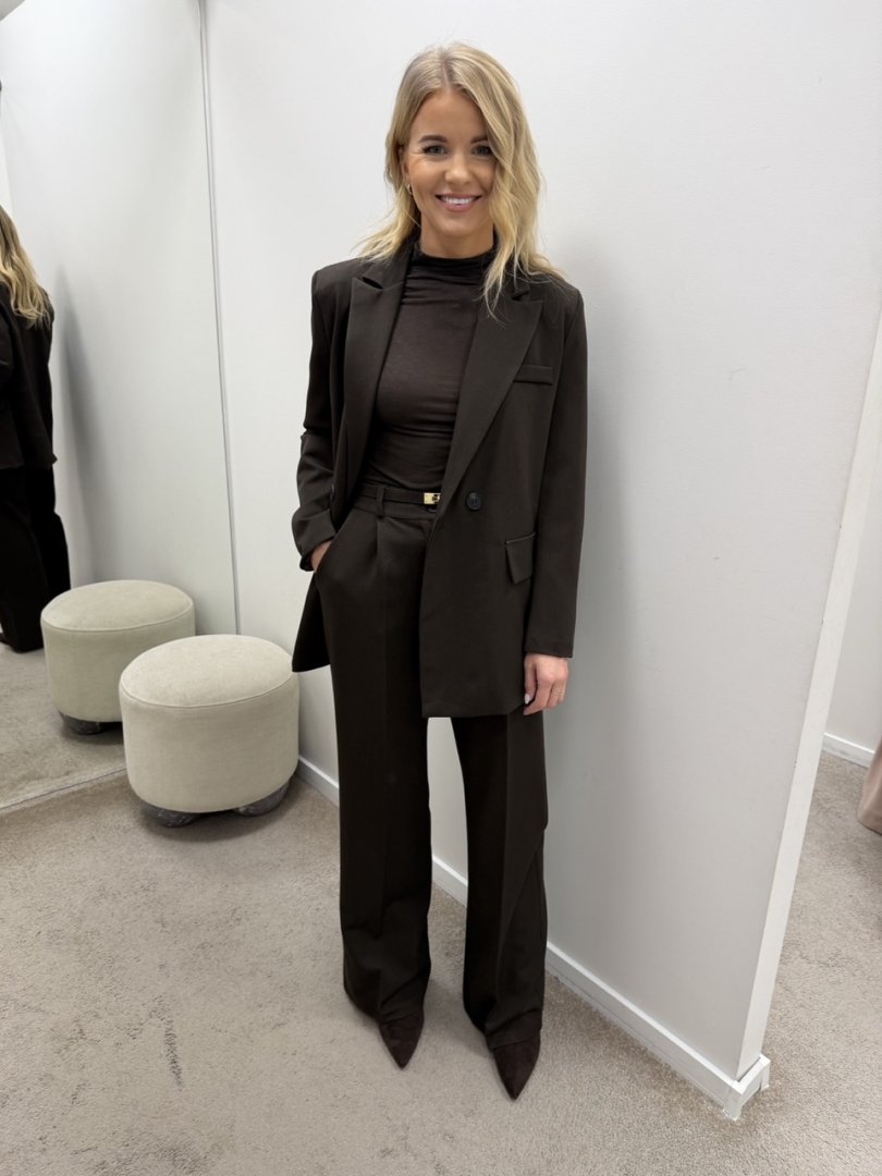 Kelnės rudos D#6102