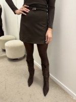 Sijonas rudas D#6108