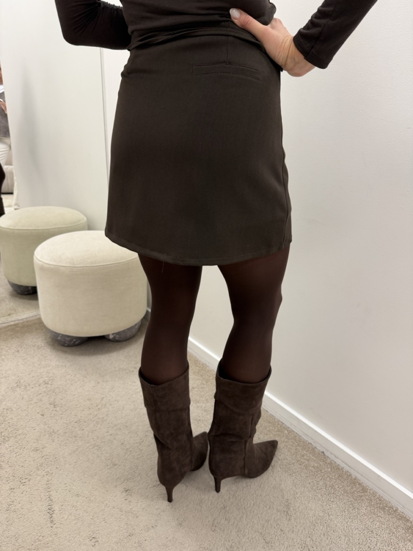 Sijonas rudas D#6108