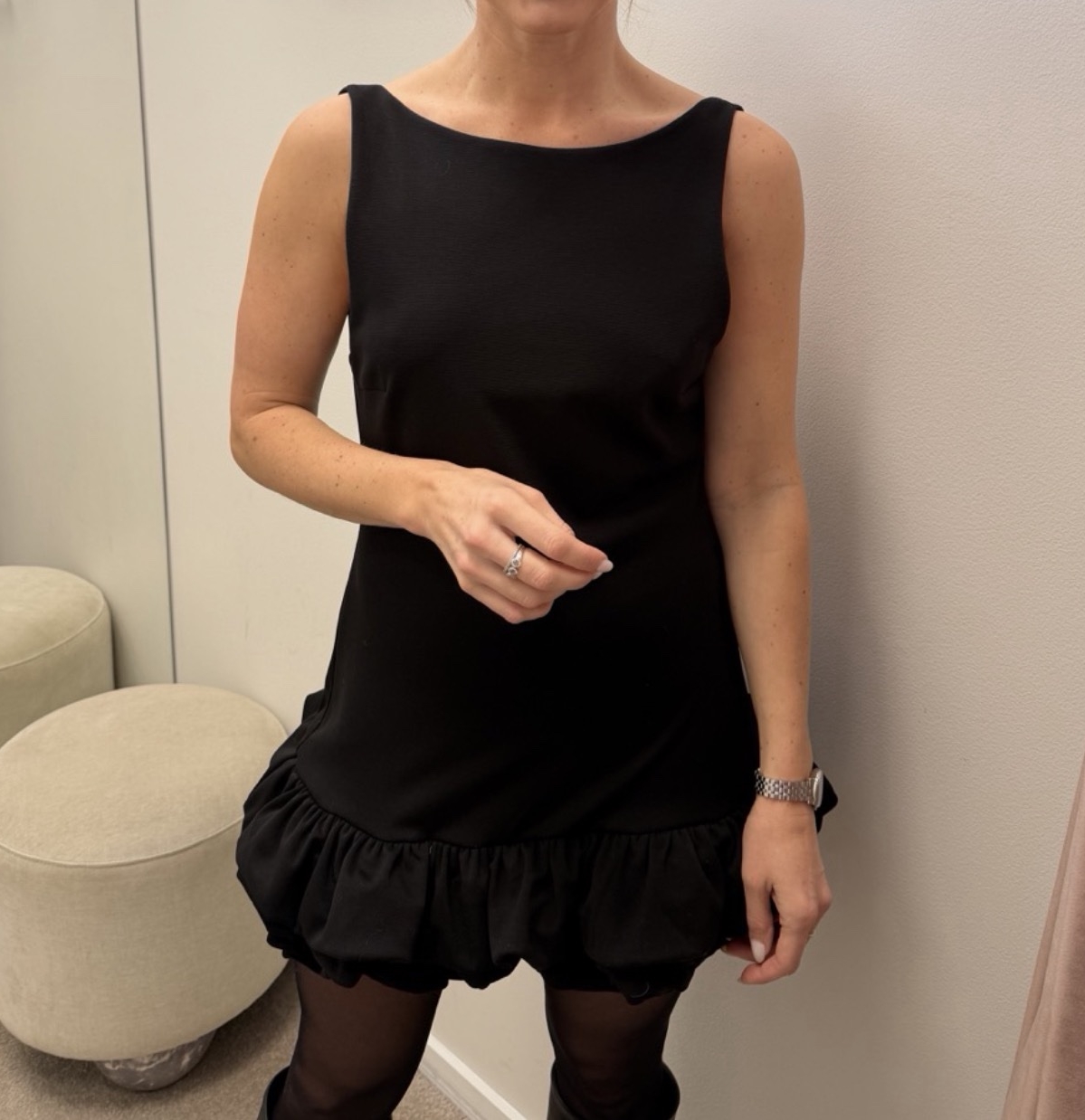Juoda suknelė D#6055