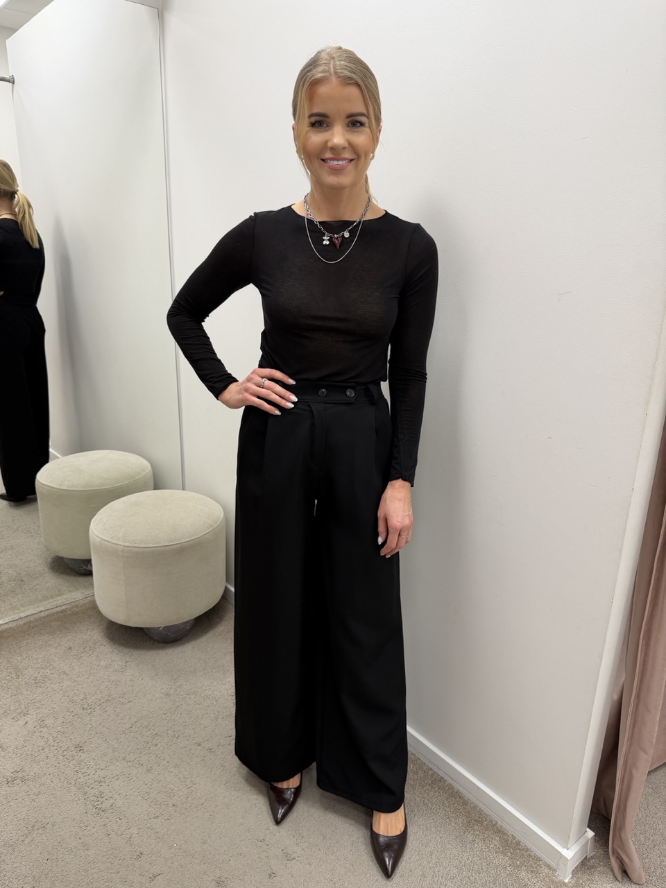 Kelnės juodos D#6122