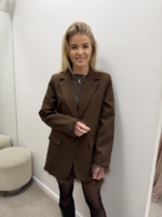 Švarkas rudas D#6153