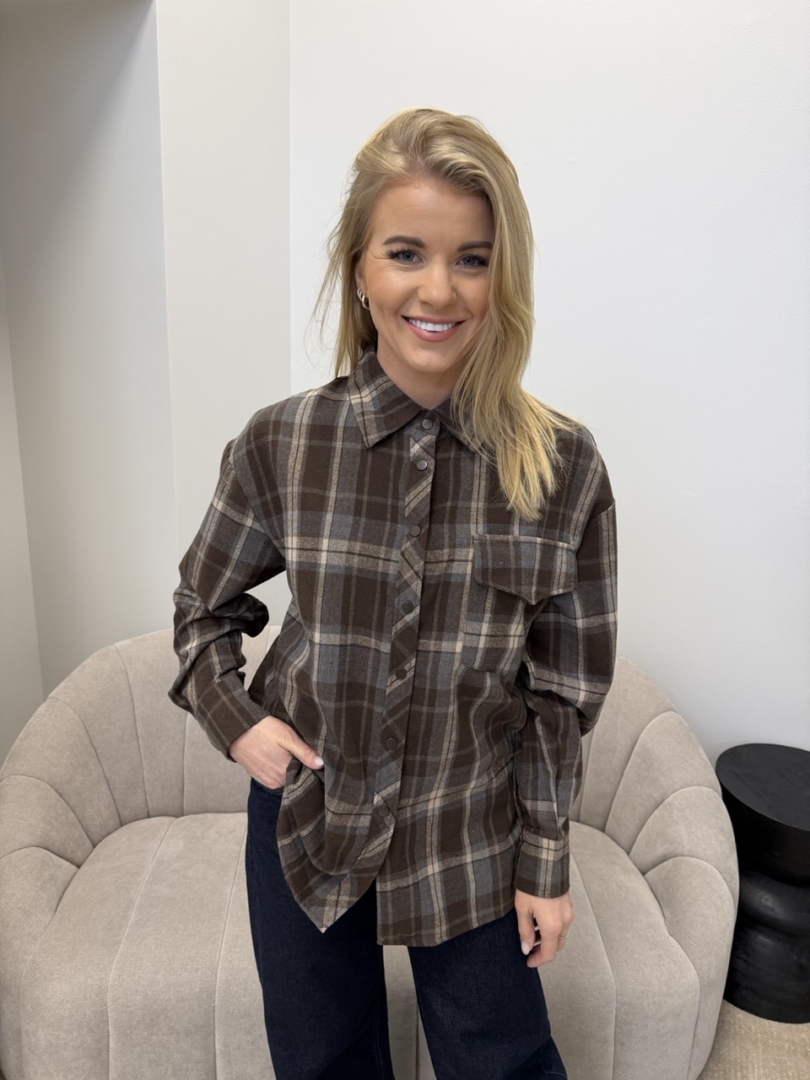 Marškiniai rudi D#6205