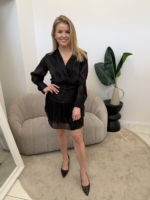 Juoda suknelė D#6383