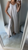 Suknelė smėlinė D#6748
